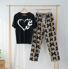 WOMEN’S NIGHT SUIT (with contrast trouser)
