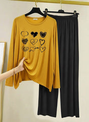 WOMEN’S NIGHT SUIT (Jersey with contrast Trouser)