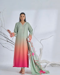 FUSION LONG 3Pcs EDITION || SWISS LAWN 3 Pcs SUIT CHAPTER