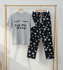 WOMEN’S NIGHT SUIT (with Contrast Trouser)