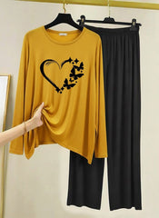 WOMEN’S NIGHT SUIT (Jersey with contrast Trouser)