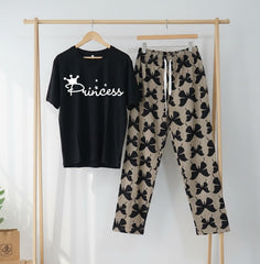 WOMEN’S NIGHT SUIT (with contrast trouser)