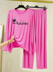 WOMEN’S NIGHT SUIT (jersey with Contrast Trouser