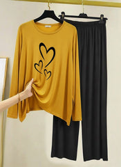 WOMEN’S NIGHT SUIT (Jersey with contrast Trouser)