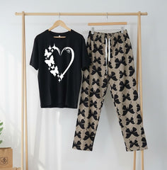 WOMEN’S NIGHT SUIT (with contrast trouser)