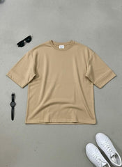 Heavy GSM Sleeve Folded Style Dropshoulder