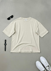 Heavy GSM Sleeve Folded Style Dropshoulder