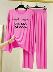 WOMEN’S NIGHT SUIT (jersey with Contrast Trouser