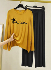 WOMEN’S NIGHT SUIT (Jersey with contrast Trouser)