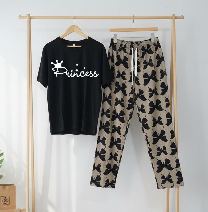 WOMEN’S NIGHT SUIT (with contrast trouser)