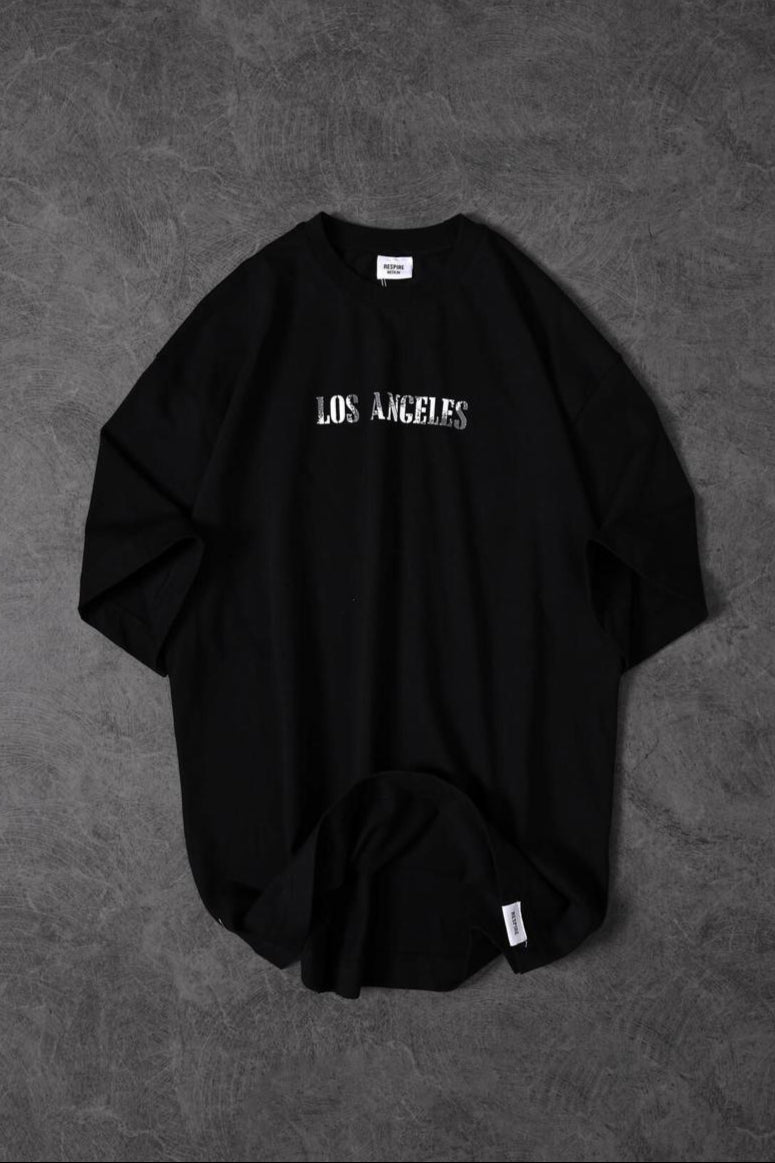 Los angeles Front back  Printed Dropshoulder