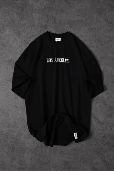 Los angeles Front back  Printed Dropshoulder