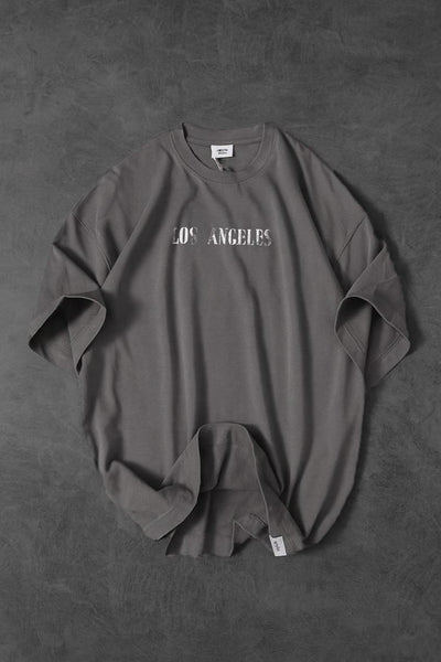 Los angeles Front back  Printed Dropshoulder