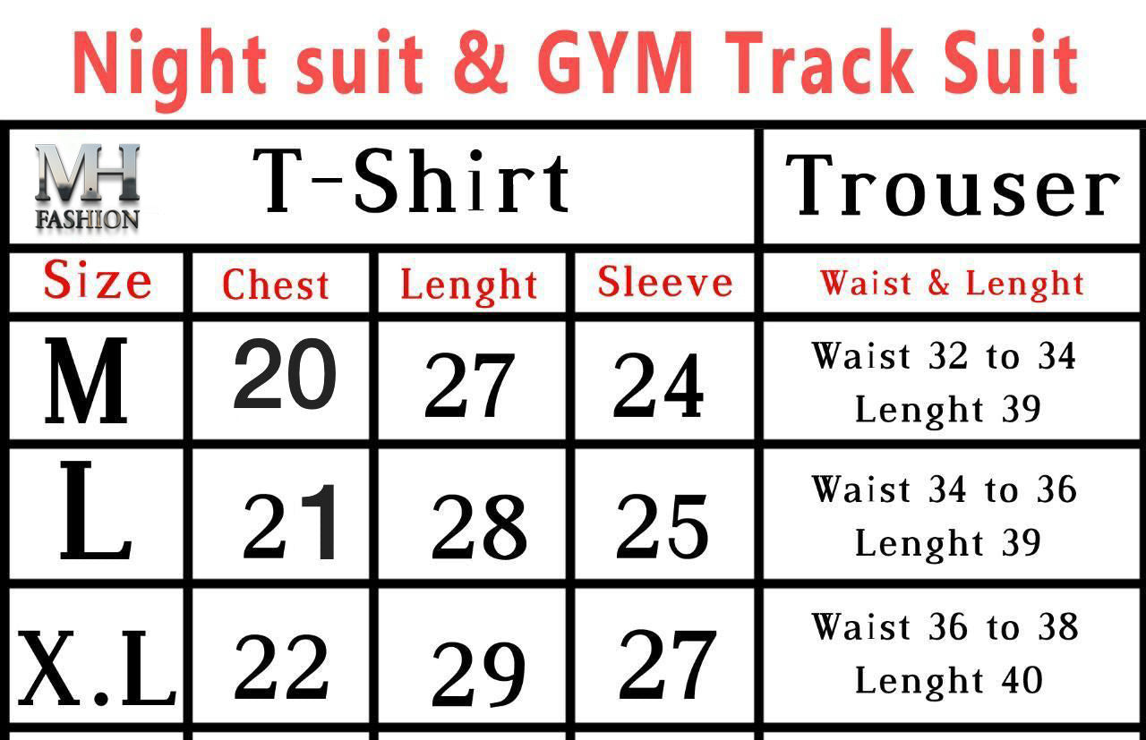 SKYBLUE MOTION night suit fabric cotton jarsy