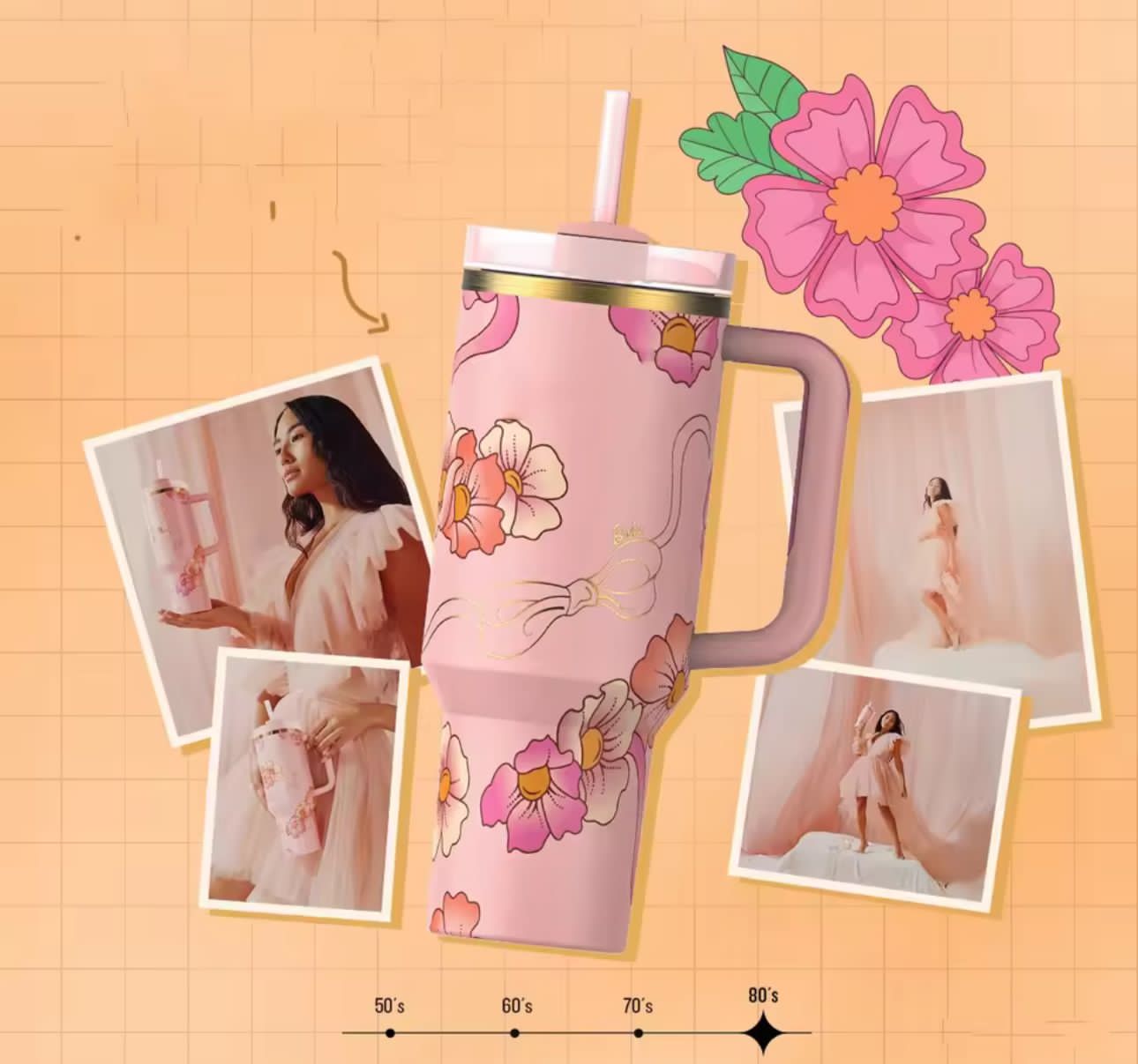 Barbie Water Tumbler