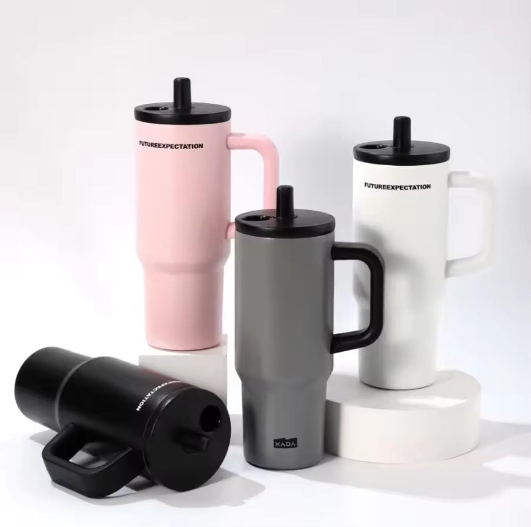 Future Expectation™ Tumbler – 40oz with Handle & Straw